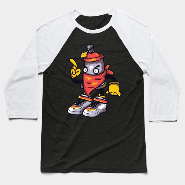 Spray Boy Baseball T-Shirt by feringrh